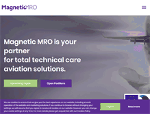 Tablet Screenshot of magneticmro.com